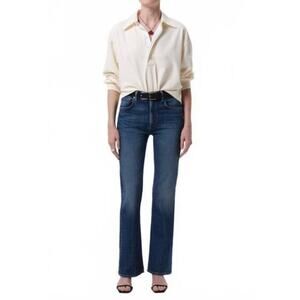 Citizens of Humanity Vidia Mid Rise Boot Jeans Abalone Wash
